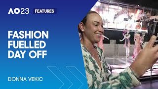 Donna Vekic Visits the Alexander McQueen Exhibit | Australian Open 2023