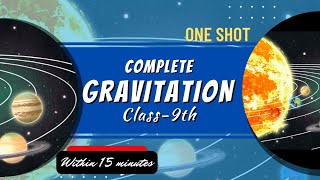 One Shot Revision Of GRAVITATION/ Class-9th Science Ch-10/ Animation/ CBSE 💯🤓✌️