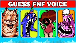 FNF Guess Character by Their VOICE | Nabnab, Banbaleena, My Little Pony, Girlfriend, Cuphead...