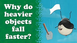 Why do heavier objects fall faster? | #aumsum #kids #science #education #children