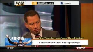 ESPN First Take | Can LeBron James surpass Magic Johnson? - ESPN Sport First Take