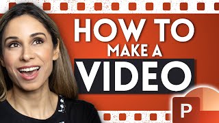 How to Easily Make a Video 🎞️ in PowerPoint (Slideshow & Screen Recording)