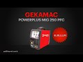 GeKaMac PoWerPlus+ MIG 250 PFC Kurulumu / Usage and Installation #kaynakmakinesi #gekamac #welder