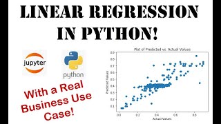 Linear Regression in Python using Jupyter Notebooks!