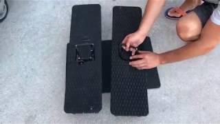 Loawai jetboard tutorial 1: Insert the batteries