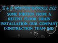 floor drain installation