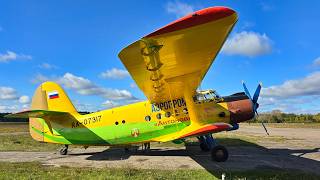 Antonov An-2P of Aeroprom Airline | Flight from Omsk to Ust-Ishim and back