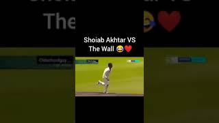 shoiab akthar vs the wall // best defence of the cricket world #pakvsind #thewall #AUSvsIND