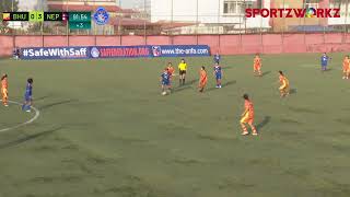 BHUTAN vs NEPAL | SAFF U-16 Women’s Championship 2024| NEPAL