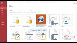 Creating Databases Using Templates