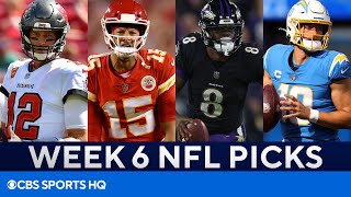 Picks for EVERY Big Week 6 NFL Game | Picks to Win, Best Bets, & MORE | CBS Sports HQ