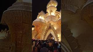 Durga Puja pandal hilli  2023 NO.1 #shortvideo #hilli #balurghat #durgapuja