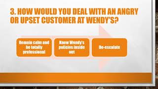 Top 5 Wendy's Interview Questions and Answers