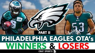 Philadelphia Eagles OTA Winners & Losers II: Christian Elliss SHINES + DeVonta Smith & Quez Watkins