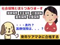 【第26回ケアマネ試験】社会保険とは５つありまーす、、、あれ？医療保険は？【3問】【4問】