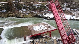 【鮎の塩焼き】 #ヤナ茶屋もがみ 山形県最上川 日本でも珍しい簗場