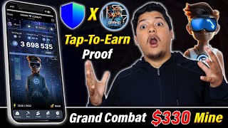 Free $330 Token🔥- Grand Combat Token Listing Proof \u0026 Claim Token | New Tap-To-Earn Mining 2024 🚀