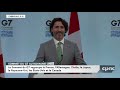 newspapers used to wrap fish trudeau trolls reporters during g7 presser