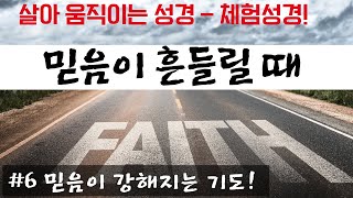 믿음이 없다고 생각될때. 안 믿어질때. 믿음을 얻는 성경적인 방법. 참된 믿음. 체험성경(상) 4과 기도 3)기도 실패 이유, 이태진목사