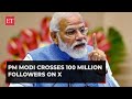 PM Modi becomes most followed world leader on X, crosses 100 million followers