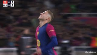 Fermín López'ün golü | Barcelona v Valencia 4-0 İnceleme | La Liga 2025