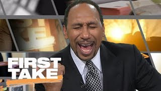 Stephen A. cannot stop laughing over Will Cain defending Cowboys | First Take |