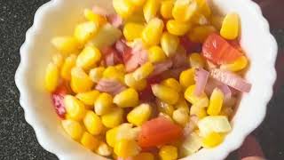 Corn Salad recipe / Quick tossed salad / basic salad recipe