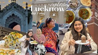 Exploring the city of Kebabs - Lucknow Day 1 Vlog 🤩 Trying Basket chaat, Raheem’s Kulcha Nahari. 😍