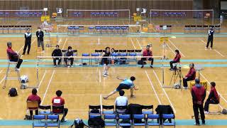 第24回全国社会人クラブ対抗バドミントン選手権大会　男子決勝(シングルス)