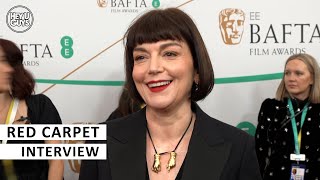 Jane Millichip - BAFTA CEO BAFTAs 2023 Red Carpet Interview - her new role & Richard E. Grant