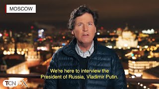 Tucker Carlson's BONKERS explanation for interviewing Putin