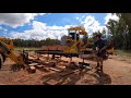 Milling Australian Ironbark with a bandsaw mill