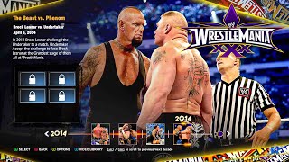WWE 2K24: 40 Years Of WrestleMania - All Showcase Matches!