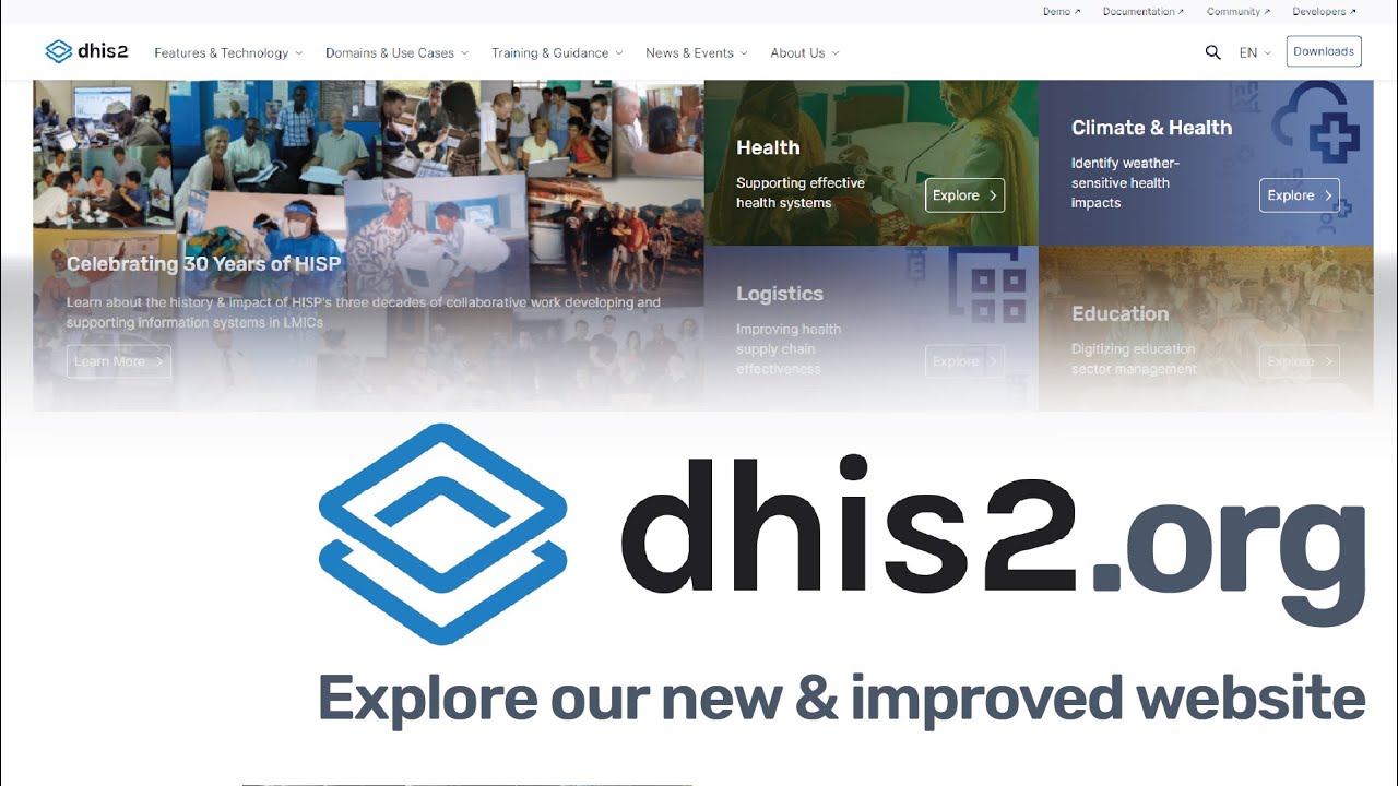 Explore The New Improved Dhis2 Org Website Youtube