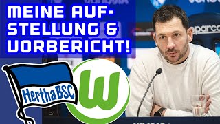 Meine Aufstellung & Vorbericht zu Hertha BSC vs. VfL Wolfsburg! Ich tippe den 17. Spieltag!