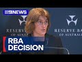 RBA warns interest rate cuts could be some time off | 9 News Australia