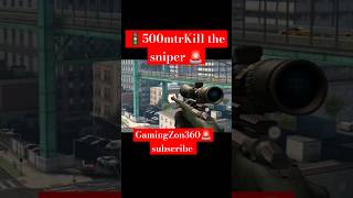 🚦500mtr kill the sniper 🚨 Gamingzon360 #shorts #totalgaming #gaming #freefire #pubgmobile