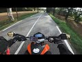 ktm 690 duke a2 vs evo 1 acceleration raw sound