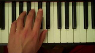 How To Play an Ab Diminished Triad on Piano (Left Hand)