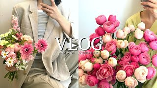 [flower shop vlog] 3주 동안 영상을 올리지 못한 이유는요...ㅣ국가대표(?) 프로포즈 꽃다발ㅣ어버이날, 스승의날, 로즈데이 미션 (유월플라워스튜디오 ep.18)