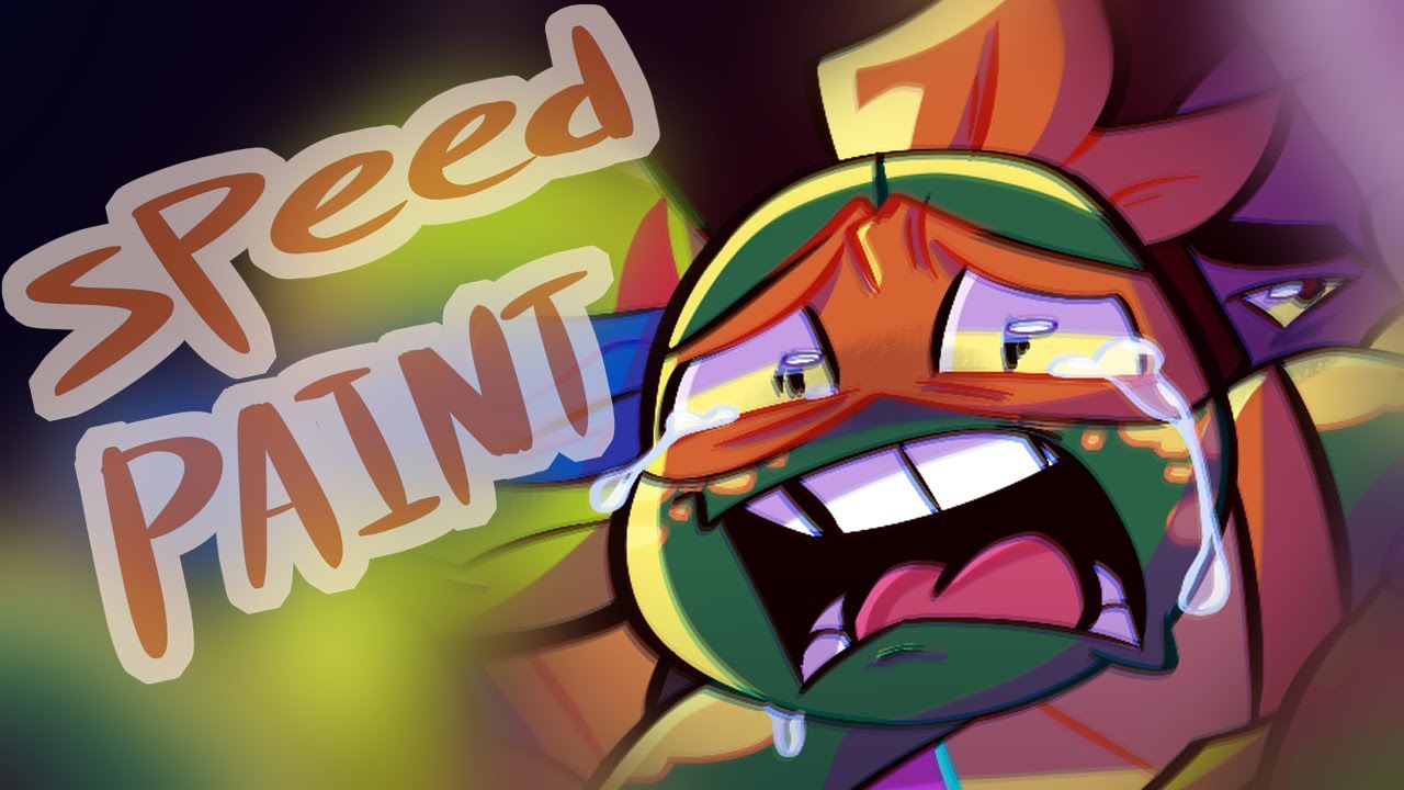 ROTTMNT SPEEDPAINT | Screenshot Redrawing - YouTube