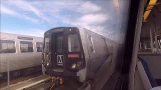 WMATA MetroRail Trains in Washington D.C. 10/19/2019