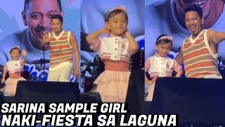 ANAK ni Jhong Hilario di Nahiya sa Stage GINAYA ang AMA sa Pag-SAMPLE na Naki-Fiesta sa Laguna ❤️