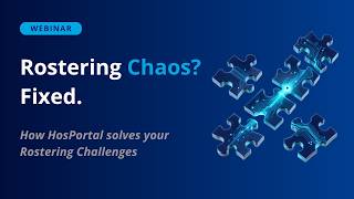 From Chaos to Roster: How HosPortal Builds Smarter Schedules