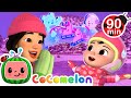 Princess Cece's Winter Ice Skating Adventure! | 90 MIN CoComelon Kids Songs & Nursery Rhymes