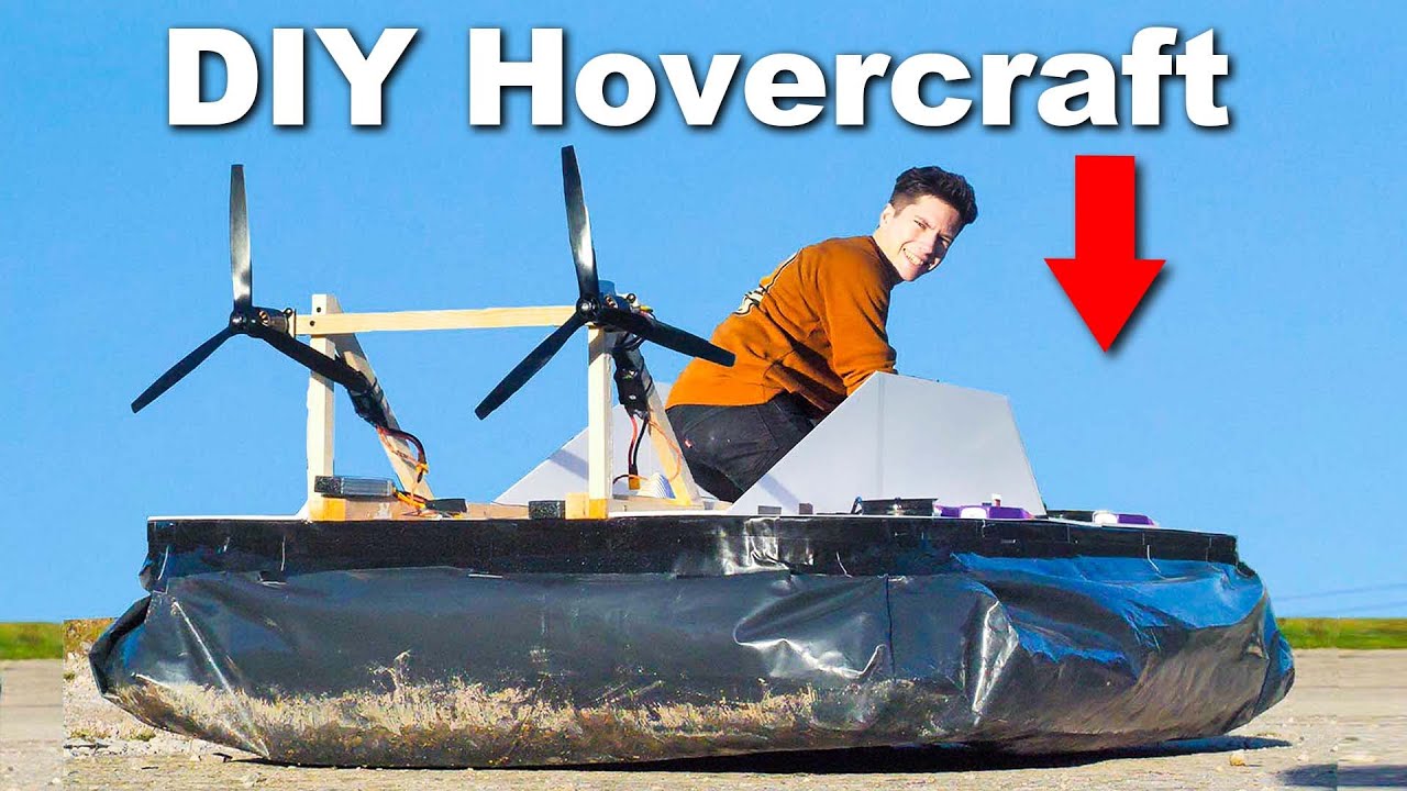 Diy Maker Builds A Working Hovercraft
