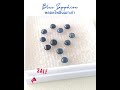 พลอยไพลินเผาเก่า ขนาดเล็กblue sapphire ขายเหมา 499 บาท