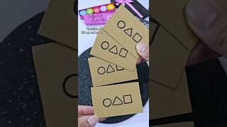 how to diy squid game invitation card🔺#squidgame #diy #challenge #craft #howto