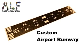 Lego Custom Airport Runway - over 1,7 meter long - Lego Speed Build