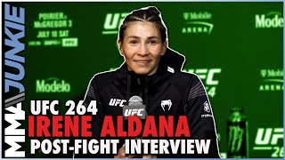 Irene Aldana: Weight miss was 'honest mistake,' reacts to TKO | UFC 264 interview
